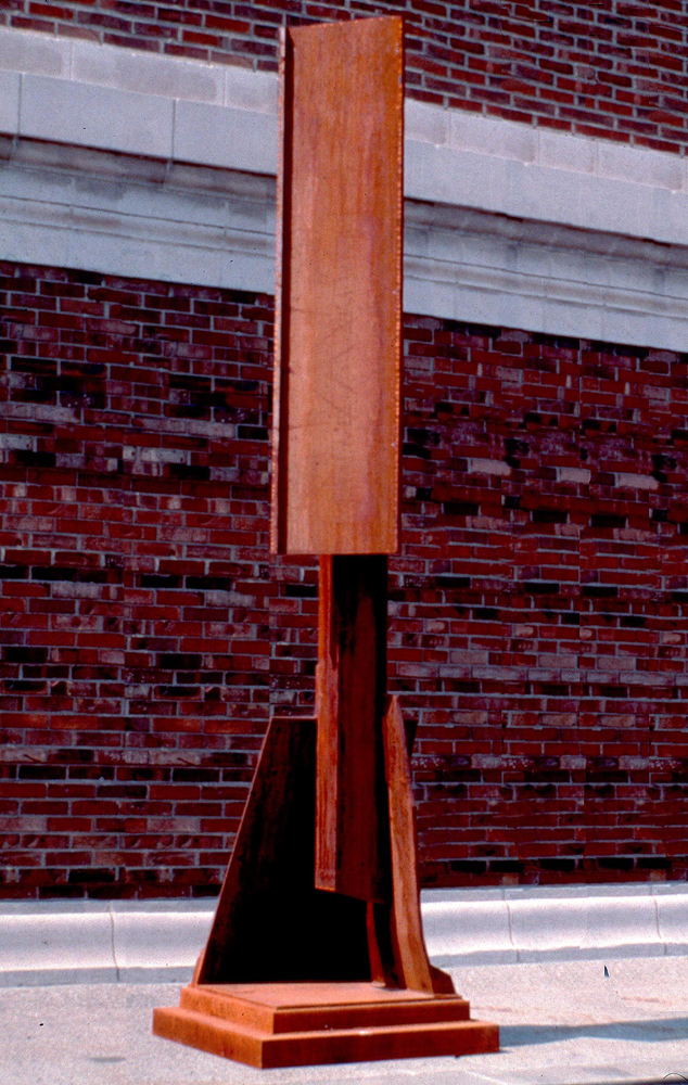 Richard Heinrich, New York Bridge, Steel, 1999, 144x36x36 inches